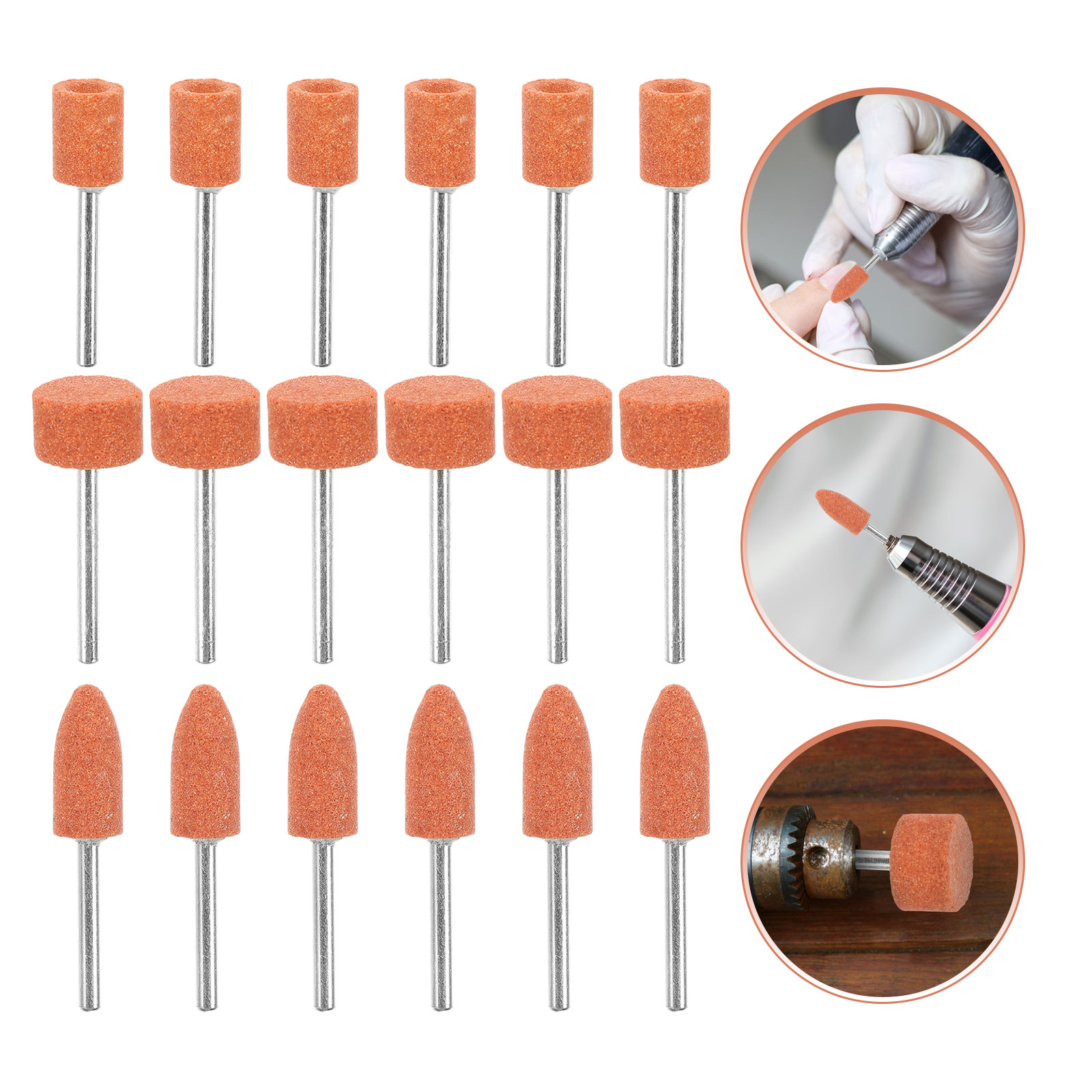 Drill Bit Set - 42-delige set schuurstenen voor montage, inclusief