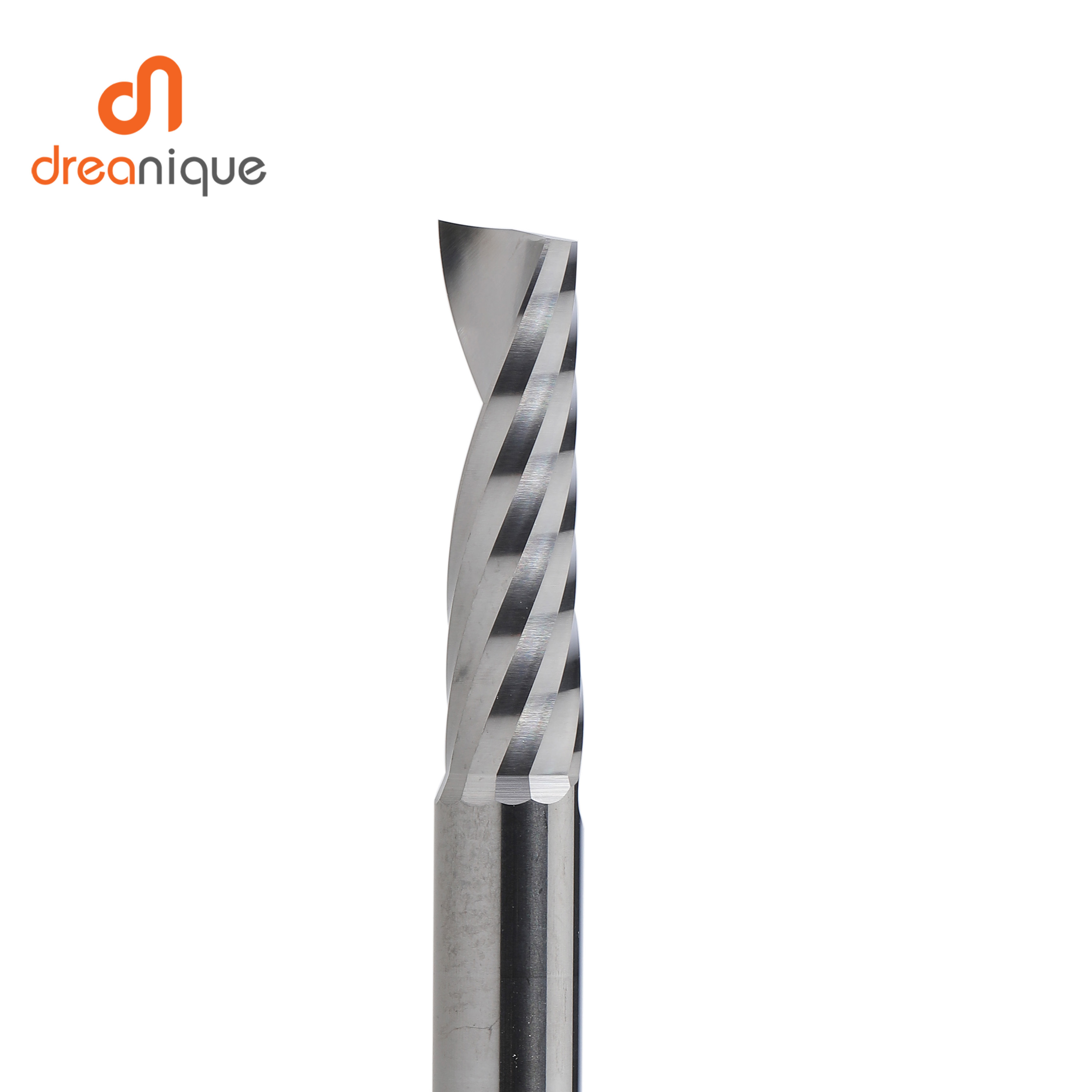 End Mill Set - 1 stuk AAAAA enkelvoudige spiraalfrees 3.175,