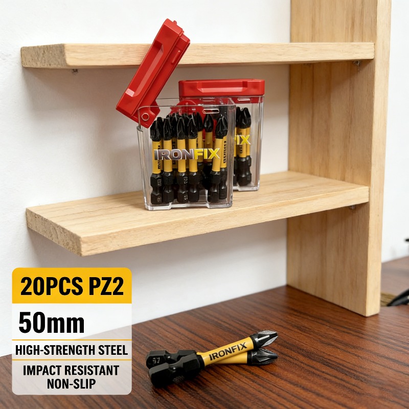Drill Bit Set - Hoogwaardige set van 20 PZ2 schroefbitjes