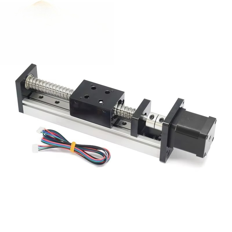 Ball Screw - 100mm Lineaire Bewegingsas met Vierkante Rails
