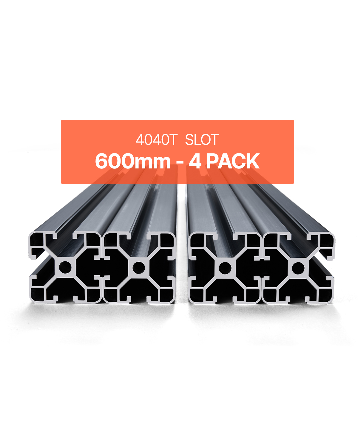 Aluminium Extrusion - SucceBuy 4PCS 600mm/1000mm T-gleuf 4040 Aluminium