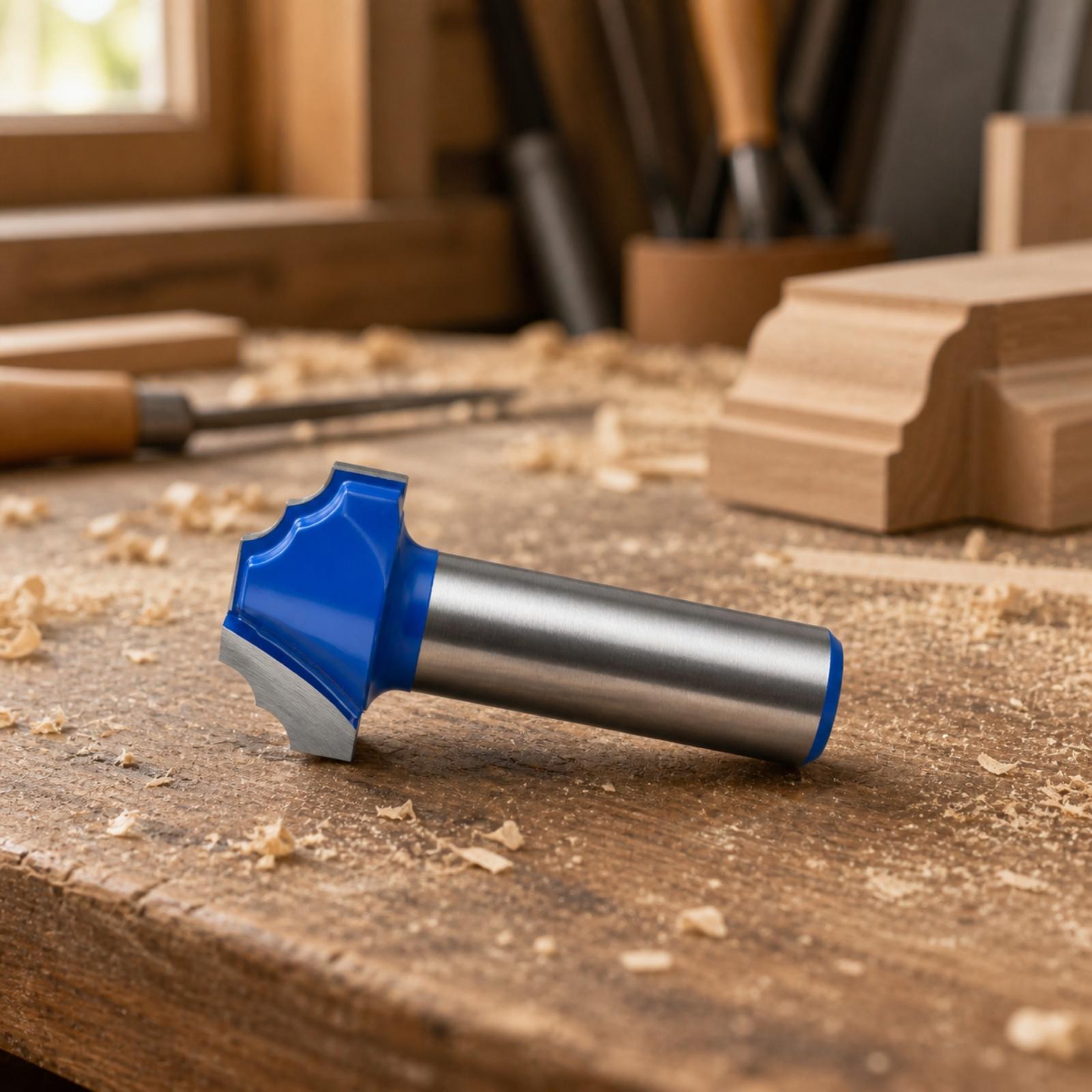 Cnc Bits - Dubbele R-profielfrees, CNC-compatibele frees met gebogen