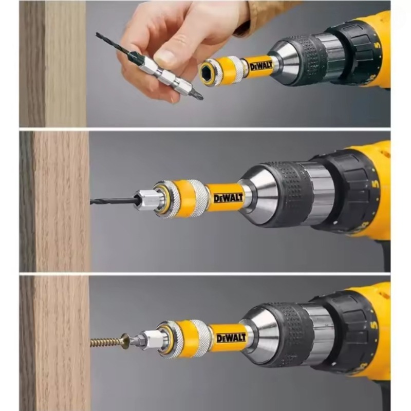 Cnc Bits - DEWALT DW2700/DW2701/DW2702 2-in-1 Houtverzinkboorset Scharnierende aandrijving