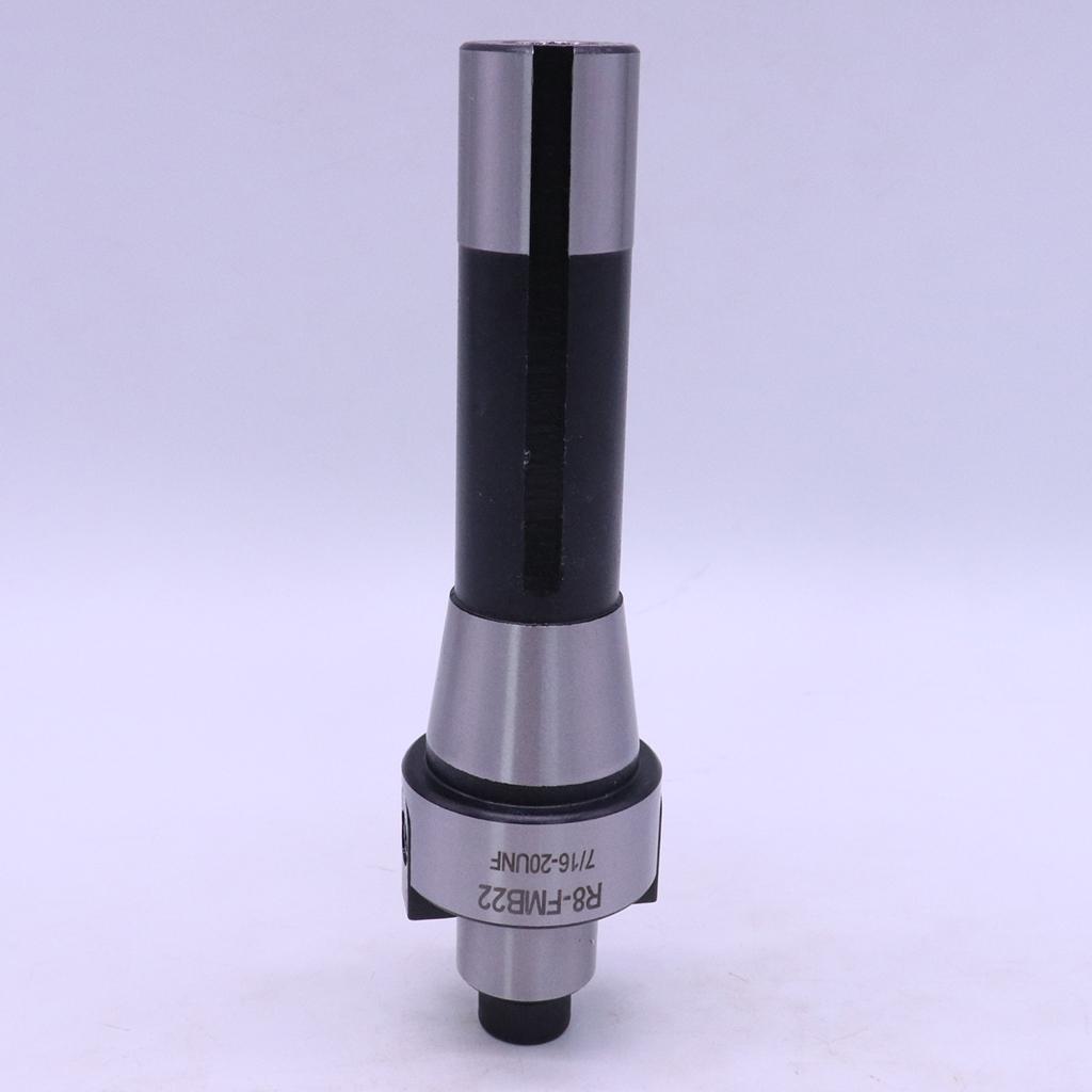 End Mill - Stalen freesas R8 FMB22, draadverbinding voor