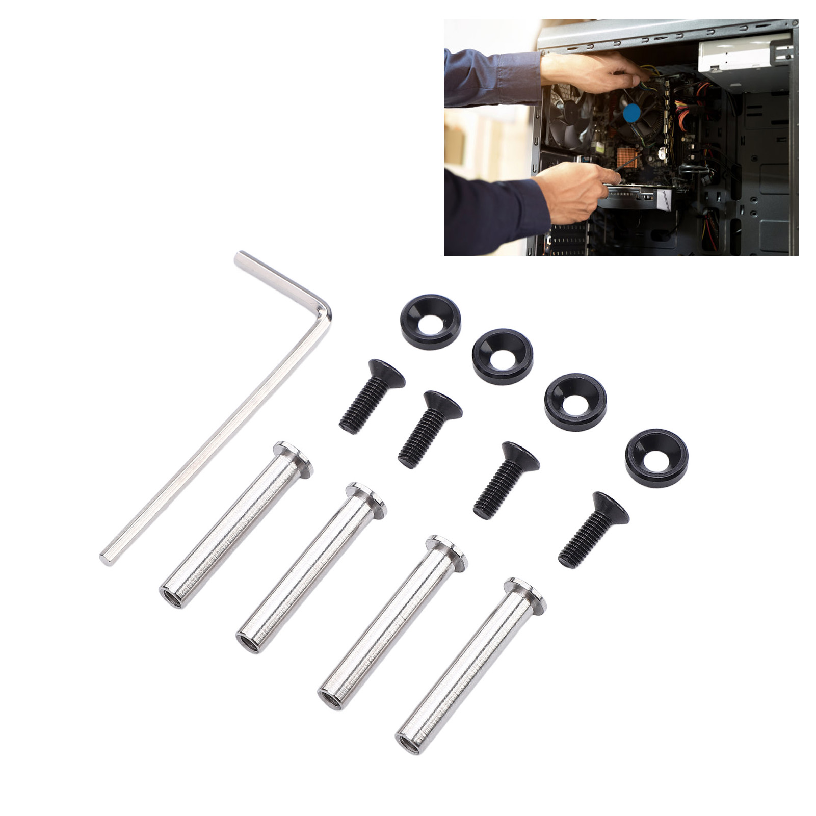 Aluminium Extrusion - CPU Fan Schroef Kit Computerkast Fan