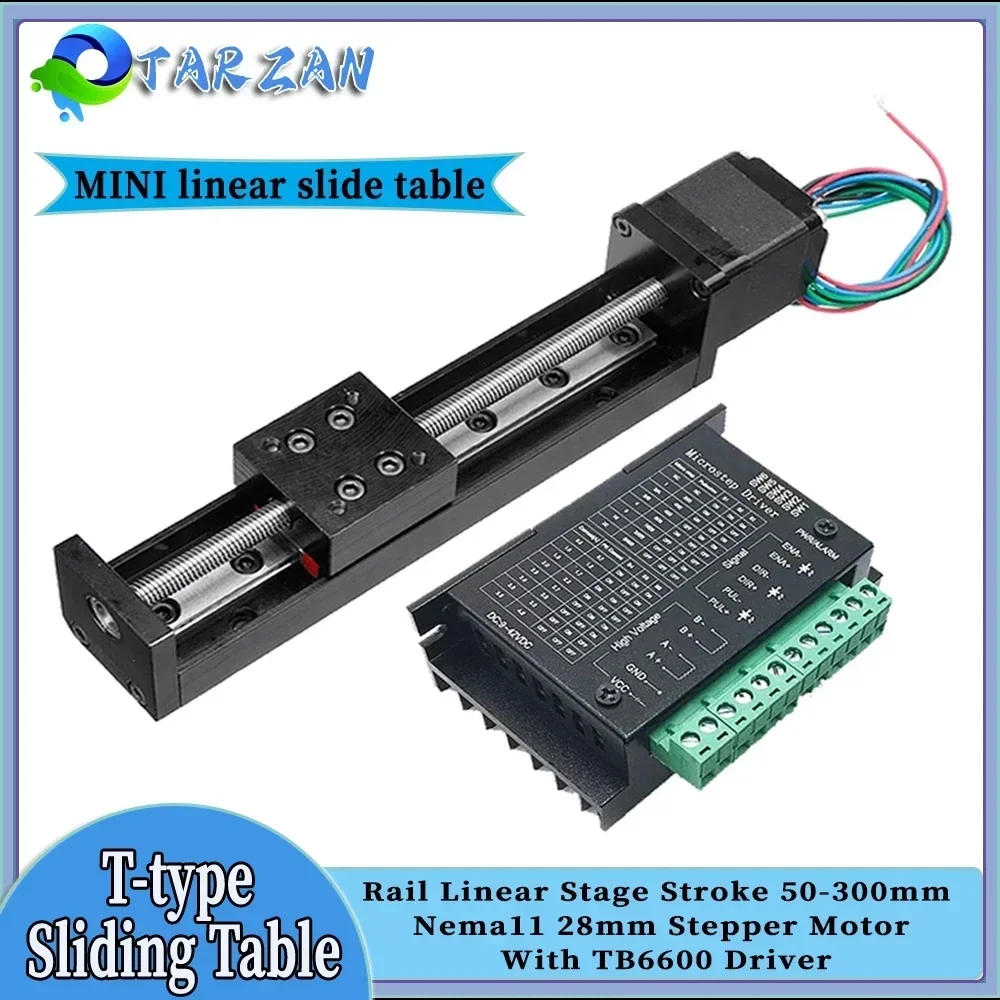 Linear Rod 8Mm - CNC Mini T-type schuiftafel 50 mm