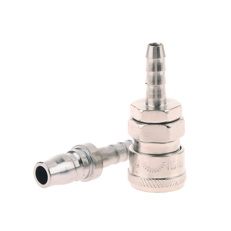 Coupling 8Mm - 2 stuks Pneumatische Fitting Europese Standaard