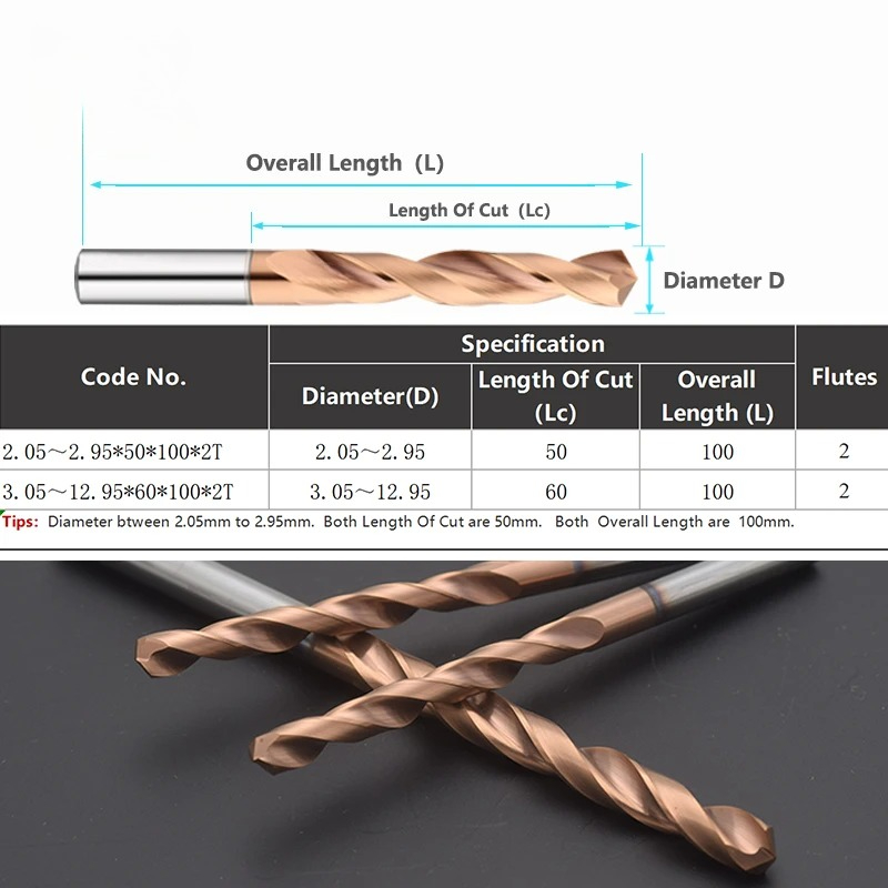 100L Rechte Schacht Twistboor  - Cnc Bits recensie en prijs