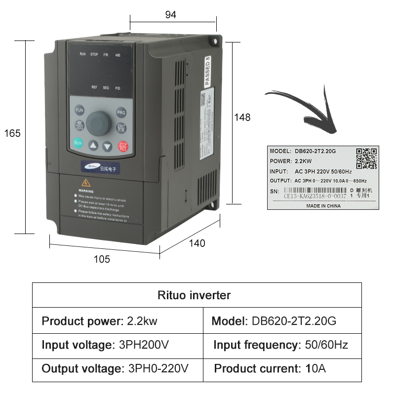 CNC-freesset 2,2 kW ER20 water - Water Cooled Spindle recensie en prijs