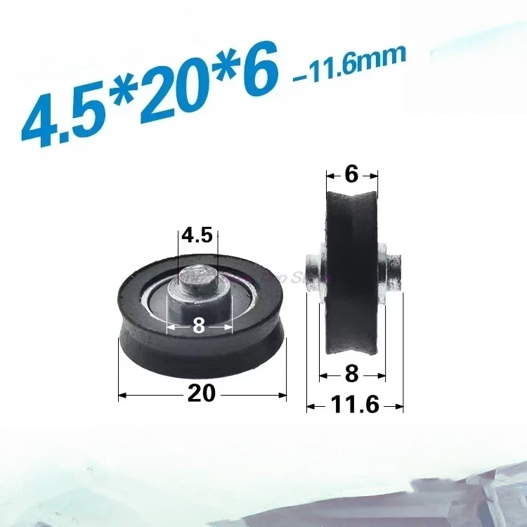 5PC POM Polyoxymethyleen Plast - V Slot Wheel recensie en prijs