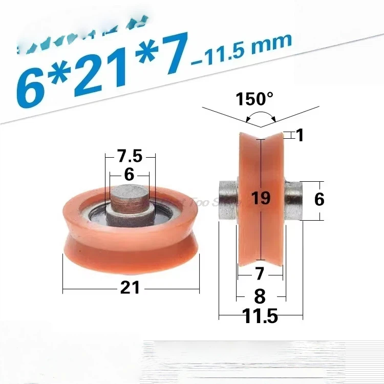 5PC POM Polyoxymethyleen Plast - V Slot Wheel recensie en prijs