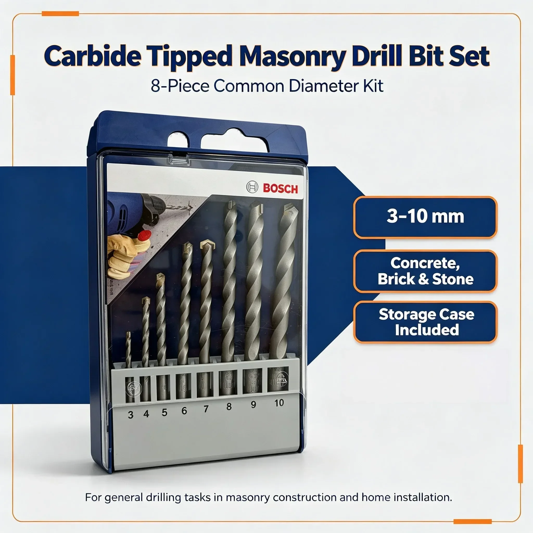 1-8 stuks/set Bosch Profession - Drill Bit Set recensie en prijs