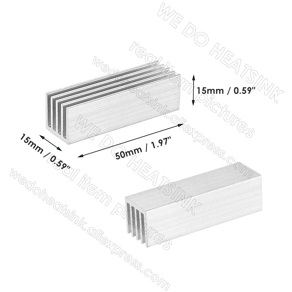 Gratis Verzending 5 Stuks 50X1 - Aluminium Extrusion recensie en prijs