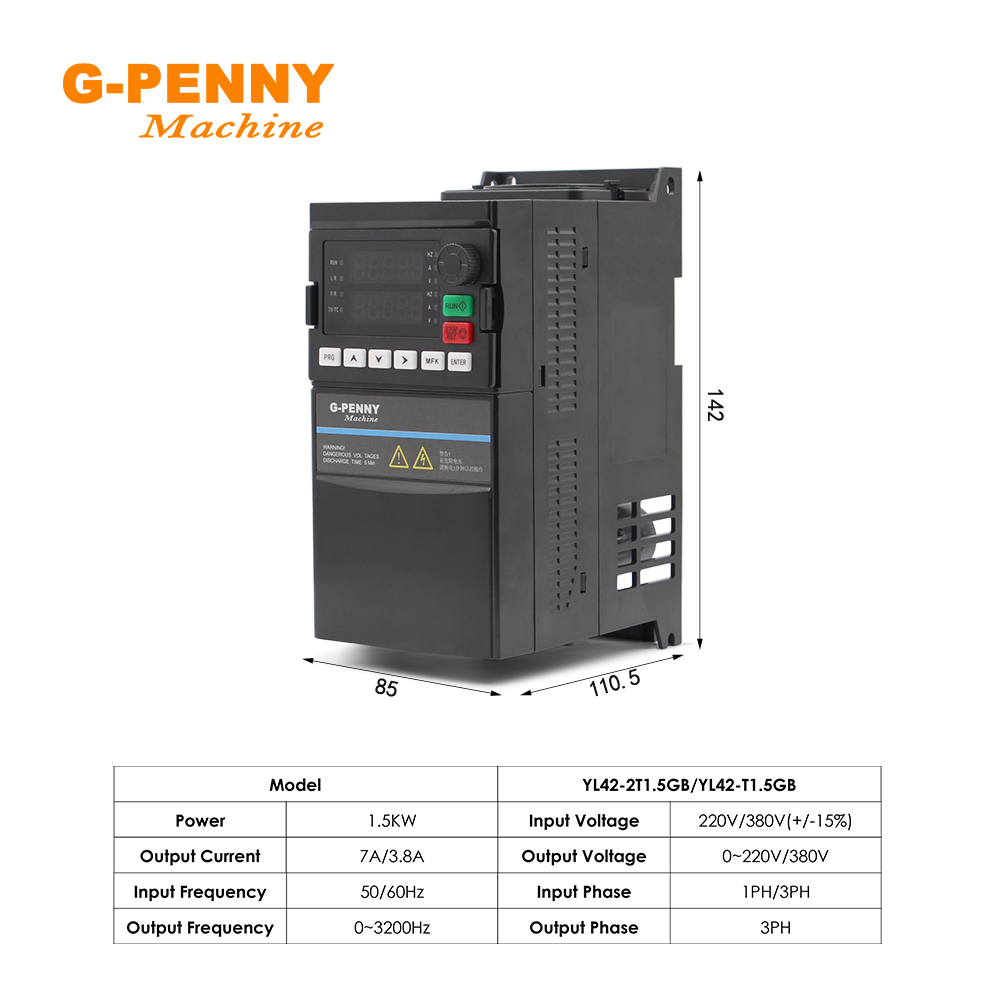 G-PENNY 1.5KW ER11 65mm Waterg - Water Cooled Spindle recensie en prijs