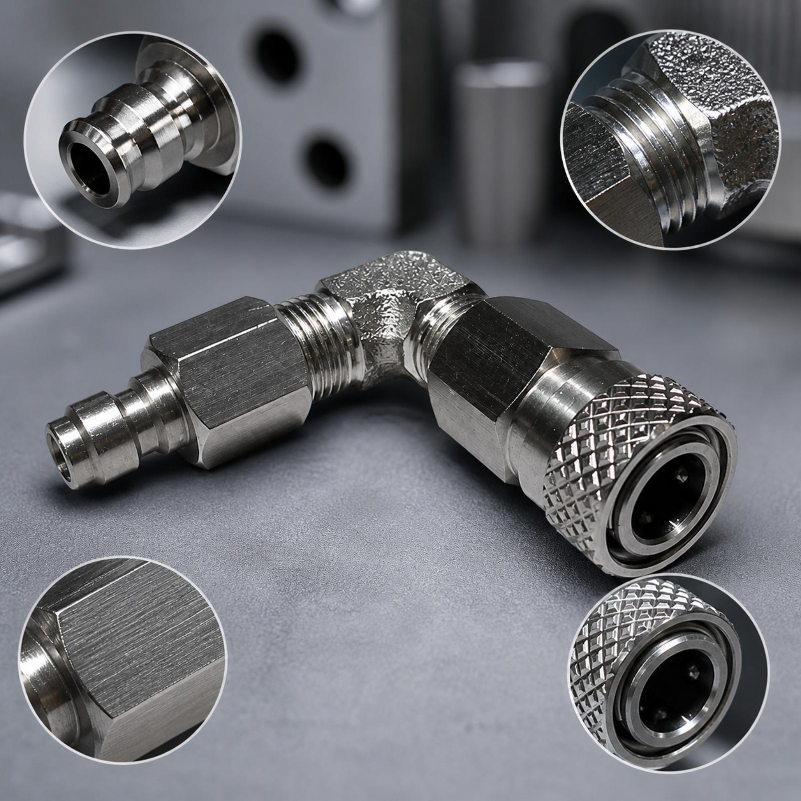 Schuine snelkoppeling van roes - Coupling 8Mm recensie en prijs